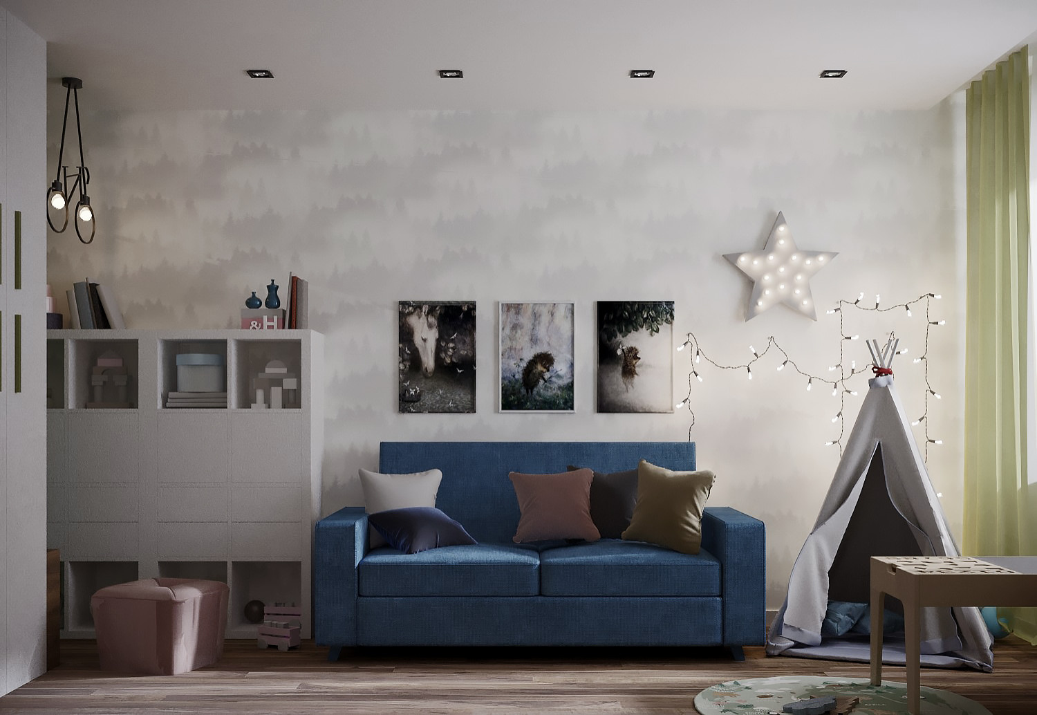 Проект с черными ванными комнатами