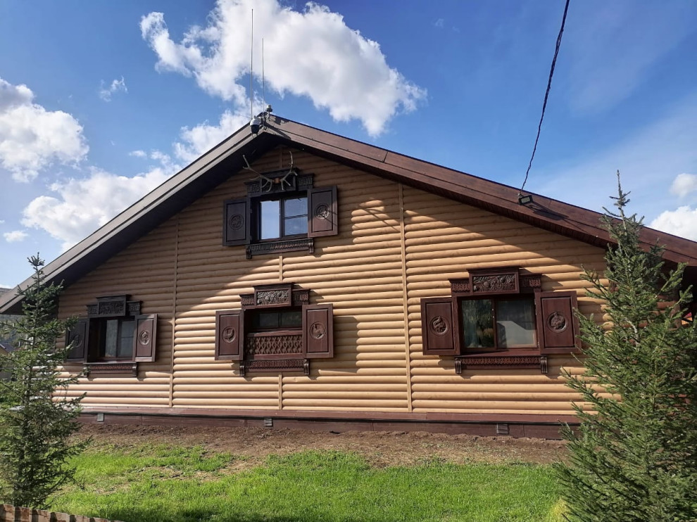 Обложка проекта: Оформление экстерьера дома охотника