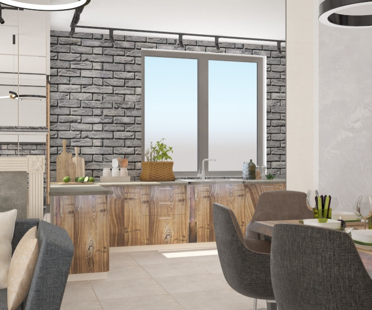 Кухня - гостиная 3