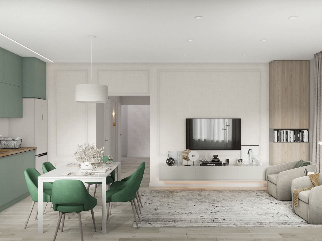 Обложка проекта: Квартира для самой гостеприимной семьи