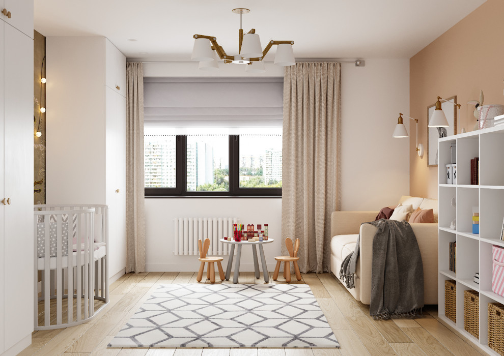 Проект квартиры "Пудра и шоколад"