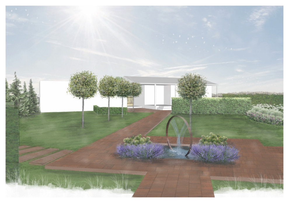 Проект частного сада 20 сот