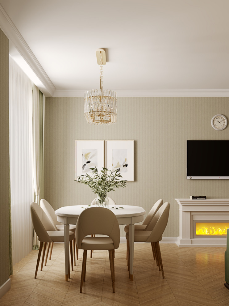 Квартира с камином. ЖК ""Лесная поляна"