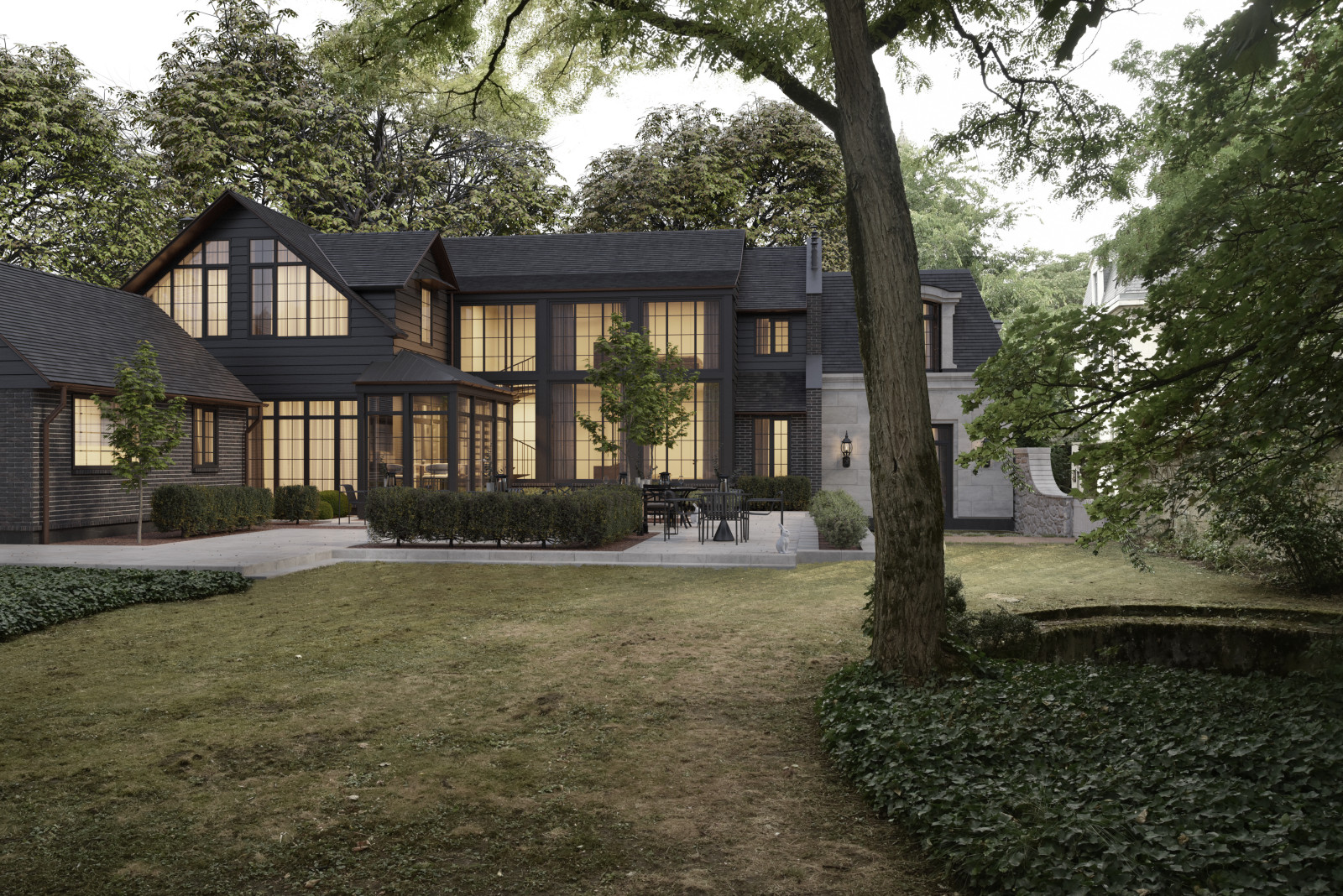 Обложка проекта: PROJET MAISON DE JARDIN