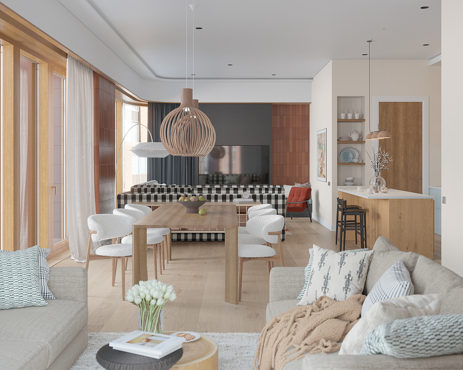 Вневременной дизайн для большой семьи