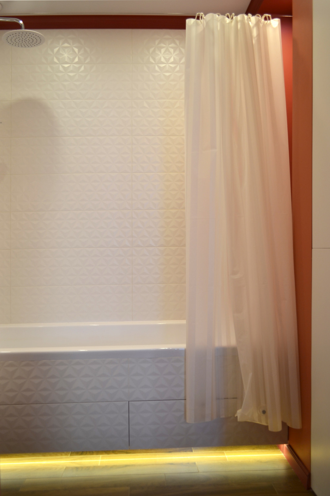 Пальмы в снегу ванна