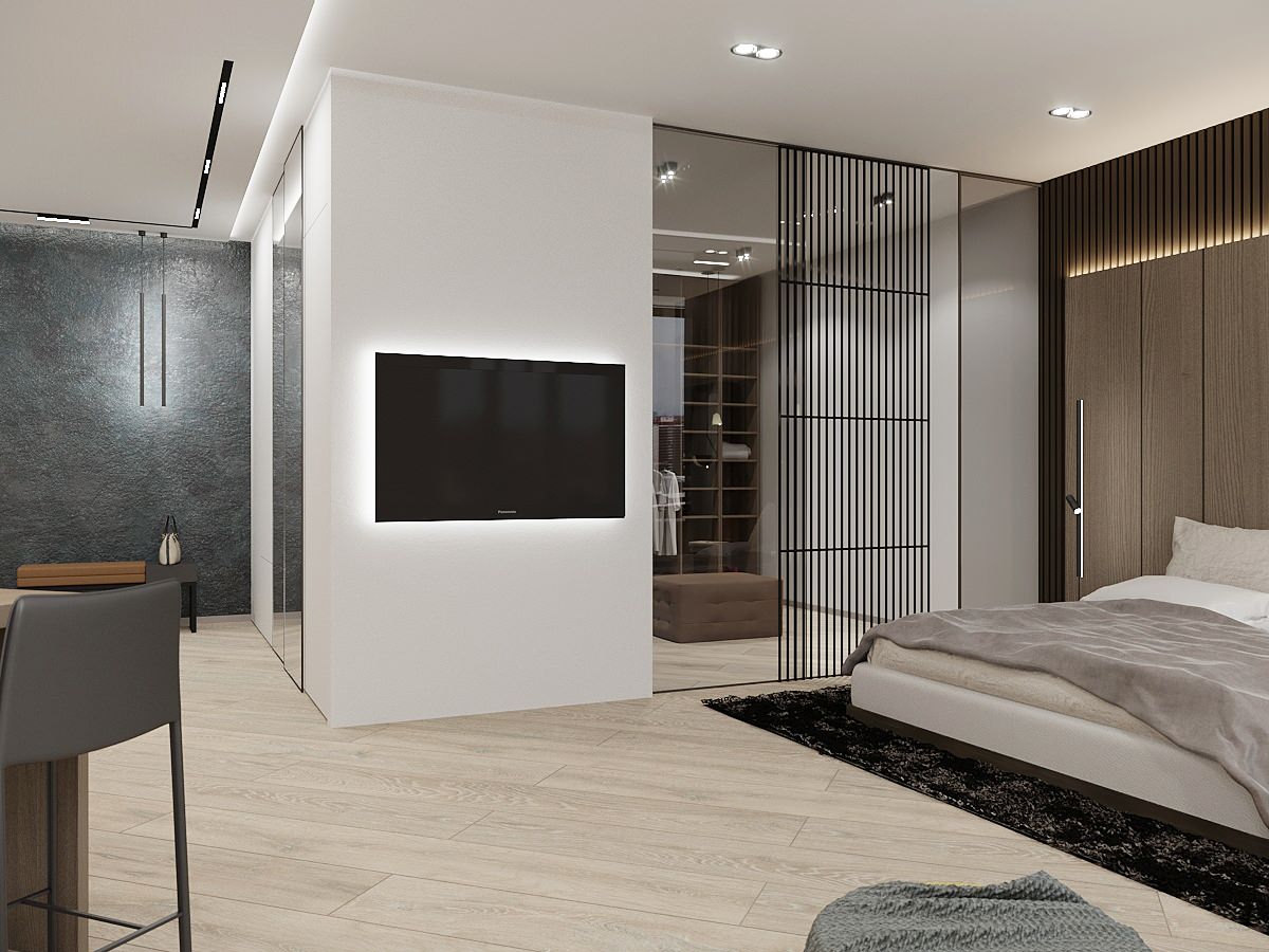 Обложка проекта: Дизайн-проект квартиры в современном стиле