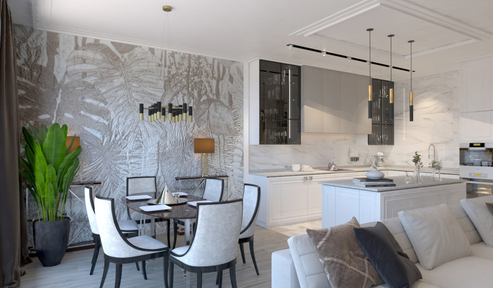 Проект интерьера квартиры в жк "Адмирал" г.Ростов-на-Дону