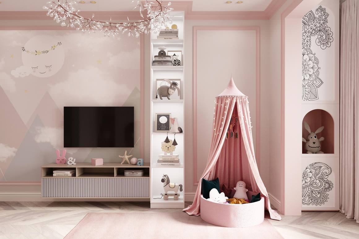 Роскошная современная классика для семьи с детьми в ЖК Русский Дом - 144 метра