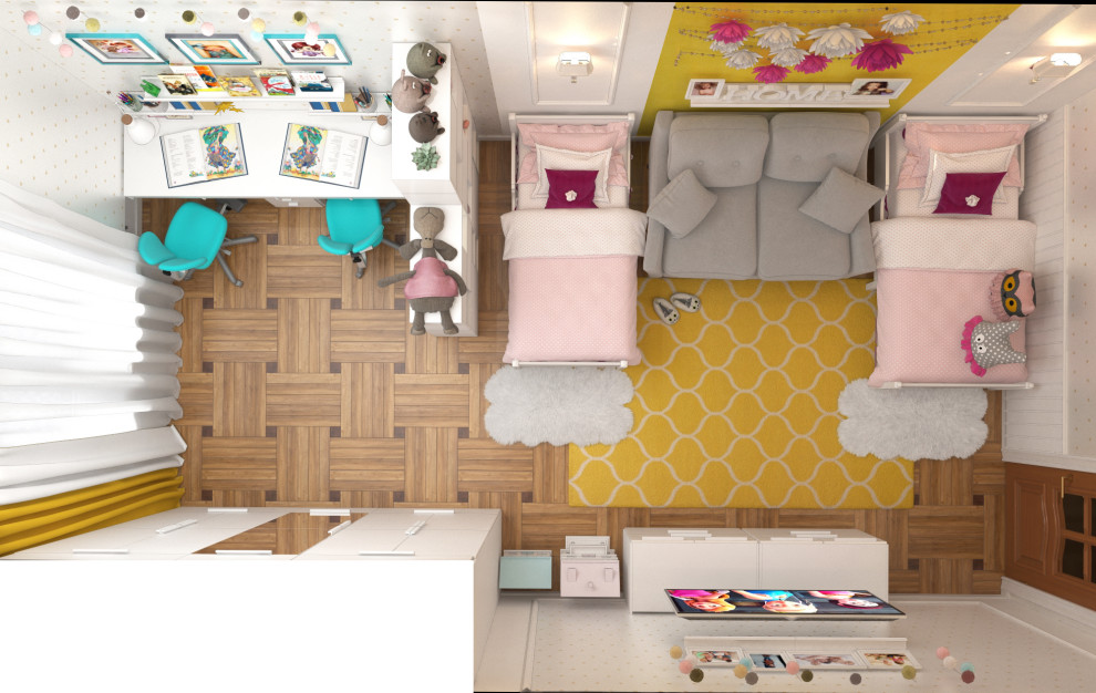 Детская для двух девочек