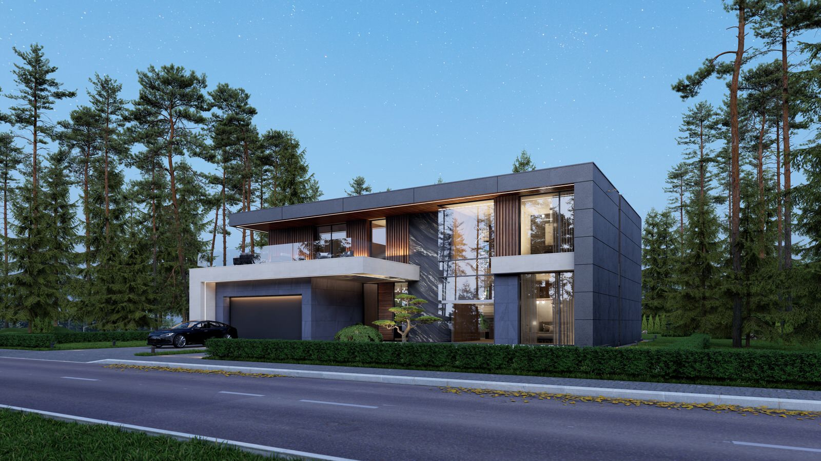 Обложка проекта: Дом в стиле минимализм