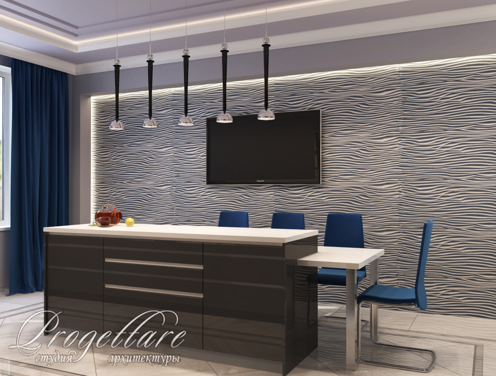 Загородный дом с двухсветной гостиной