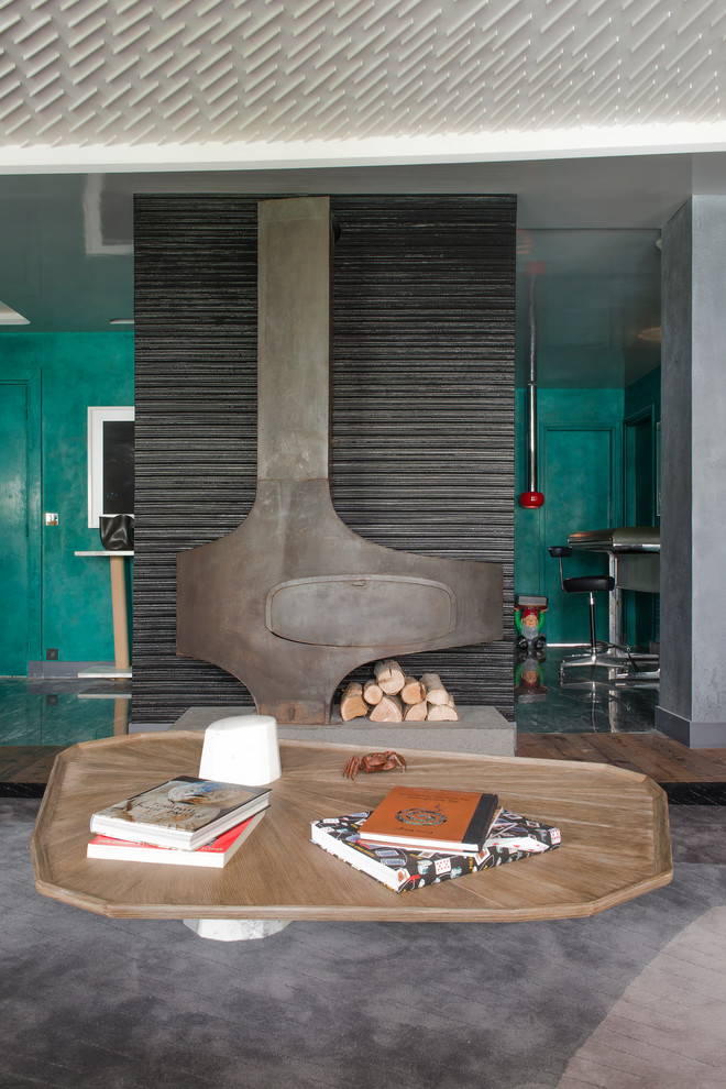 Houzz Франция: Парижская квартира, полная артистичных эффектов