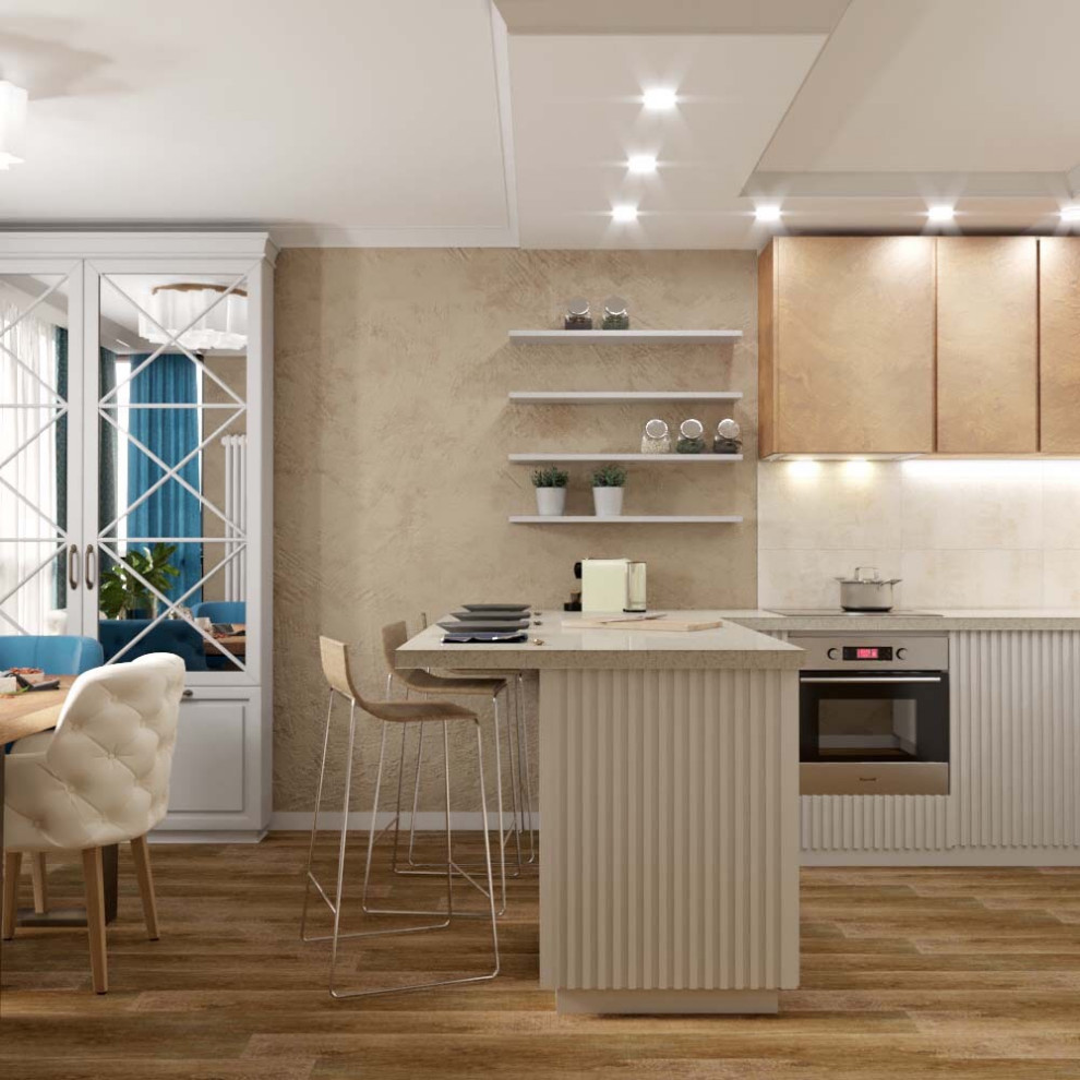 Обложка проекта: Дизайн проект четырехкомнатной квартиры.