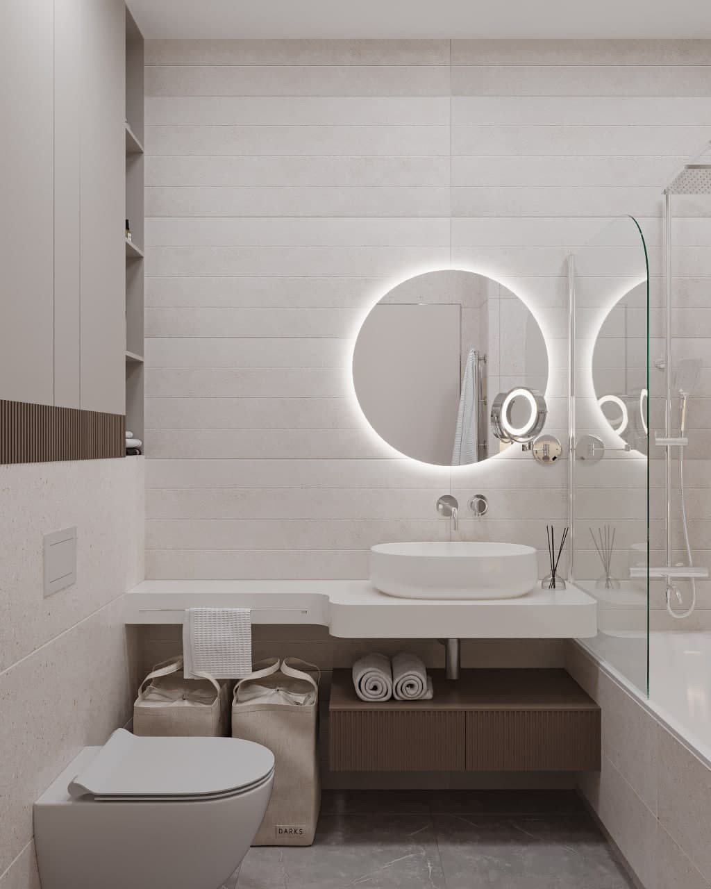 ДИЗАЙН-ПРОЕКТ ИНТЕРЬЕРА КВАРТИРЫ, ЖК GREEN PARK, МОСКВА, 60 М²