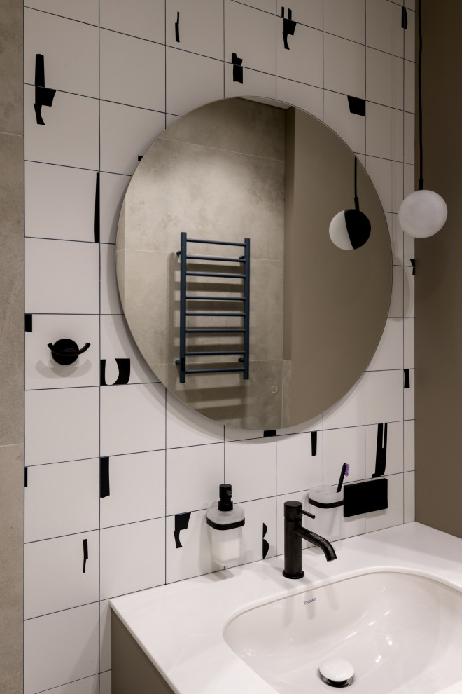 Брутальная трехкомнатная квартира 90 кв.м. с видом на реку