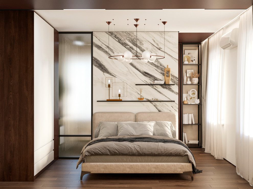 Спальня с зоной кабинета