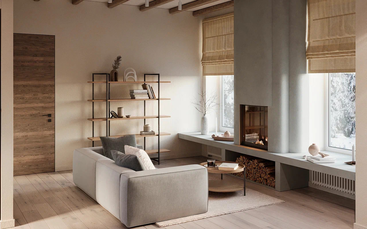 Обложка проекта: Домик в лесу, 90 м2