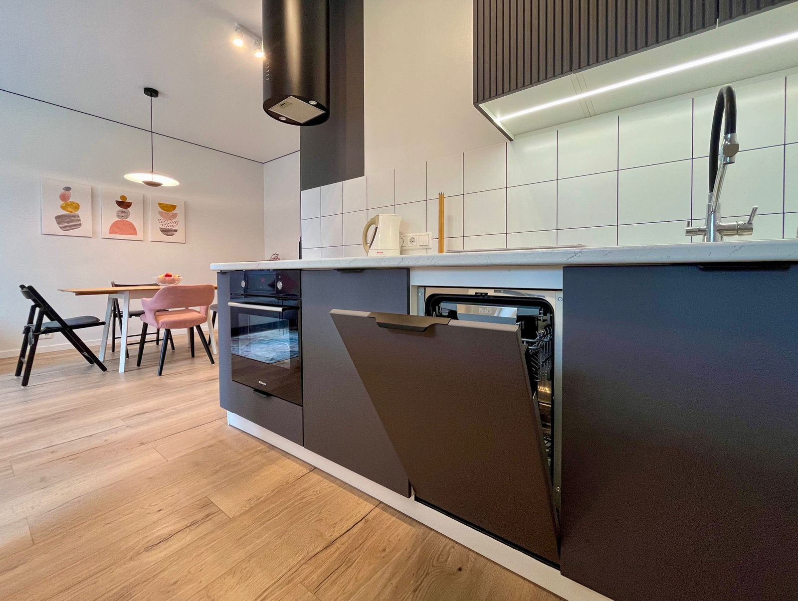 Проект студии 37м2, ЖК Серебрица