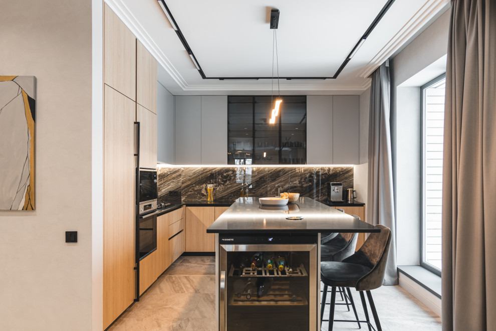 Реализованный интерьер частного дома площадью 300 кв.м.