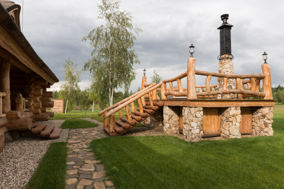 Дом в рустикальном стиле