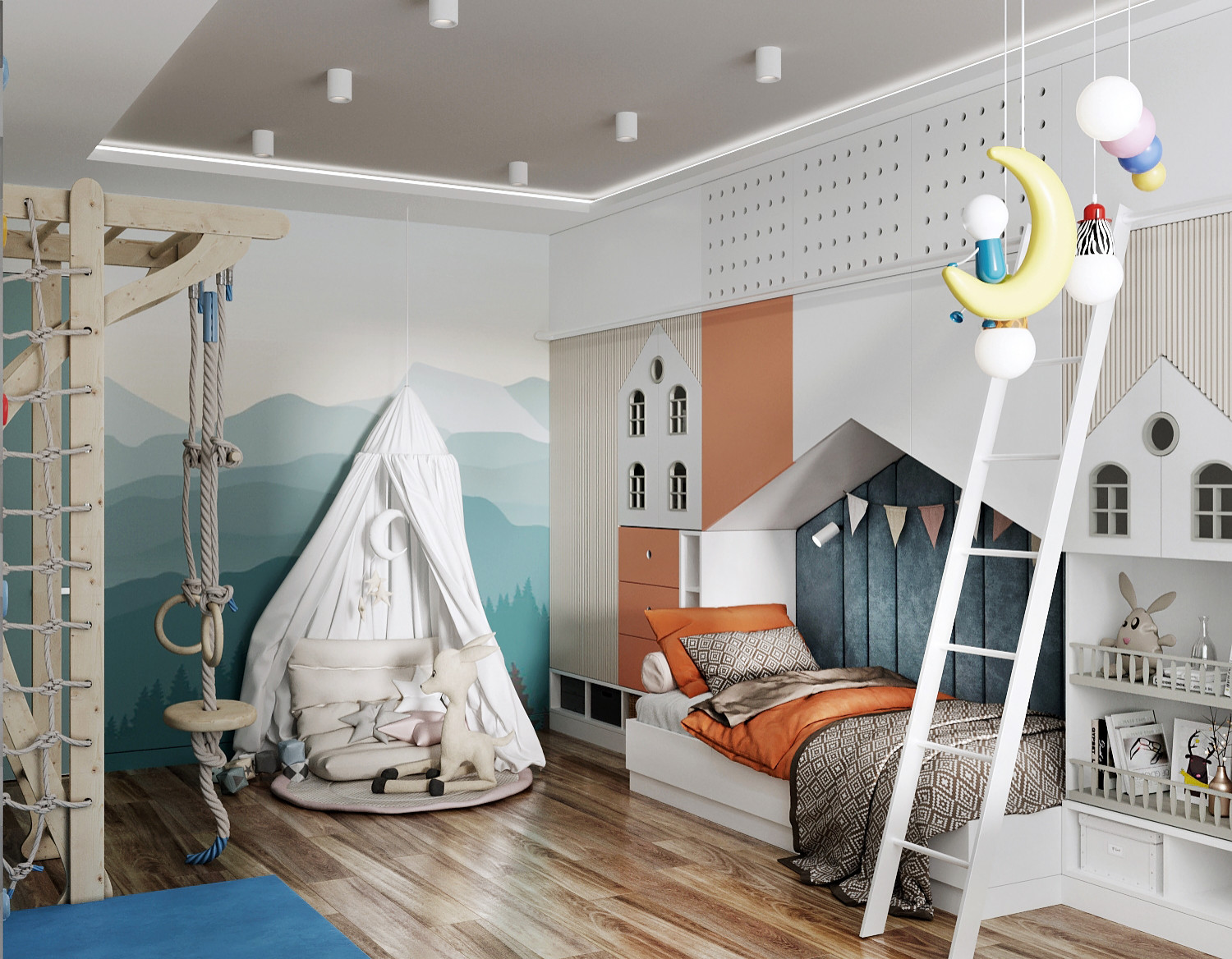 Оттенки синего и не только