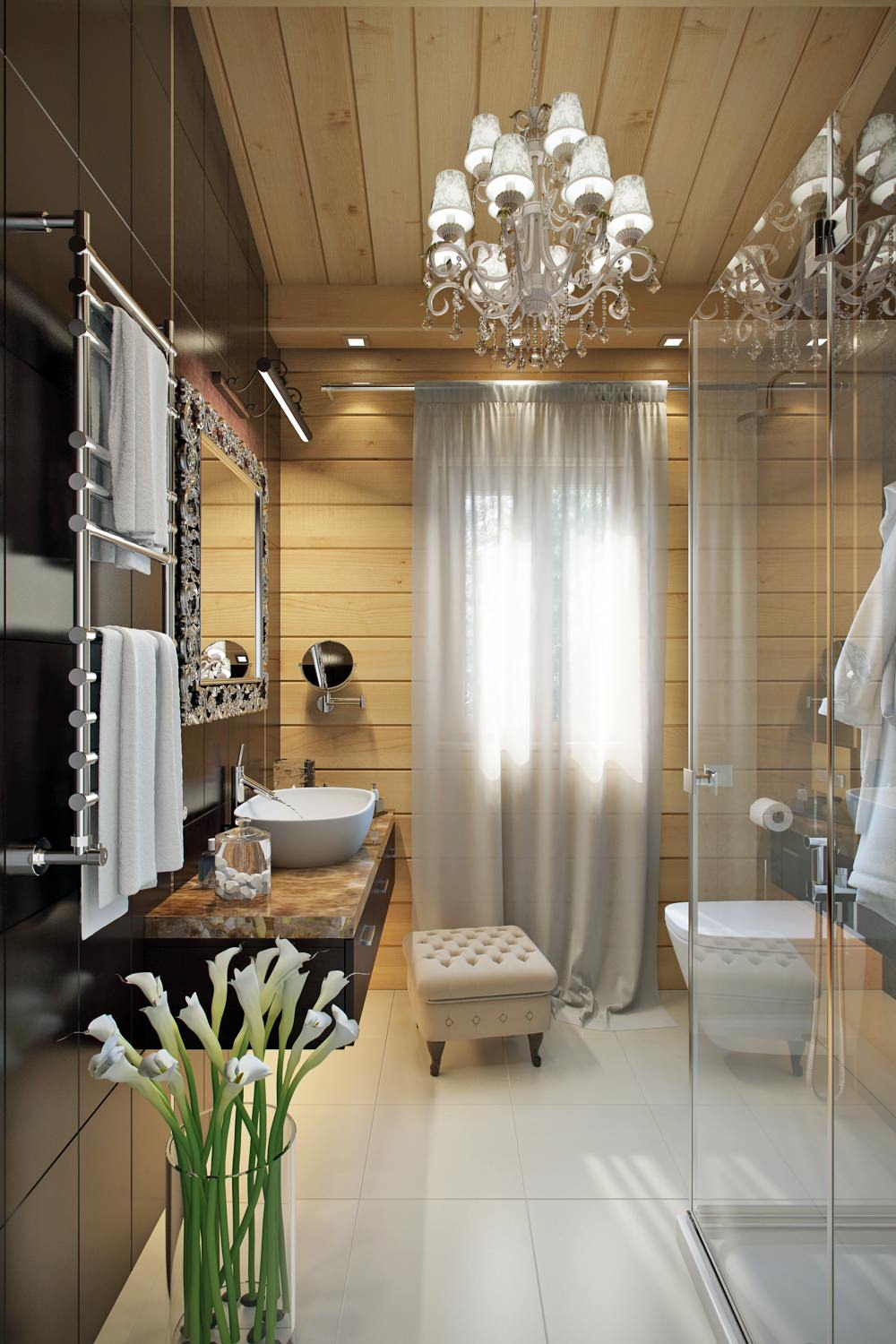 Коттедж из бруса в Москве