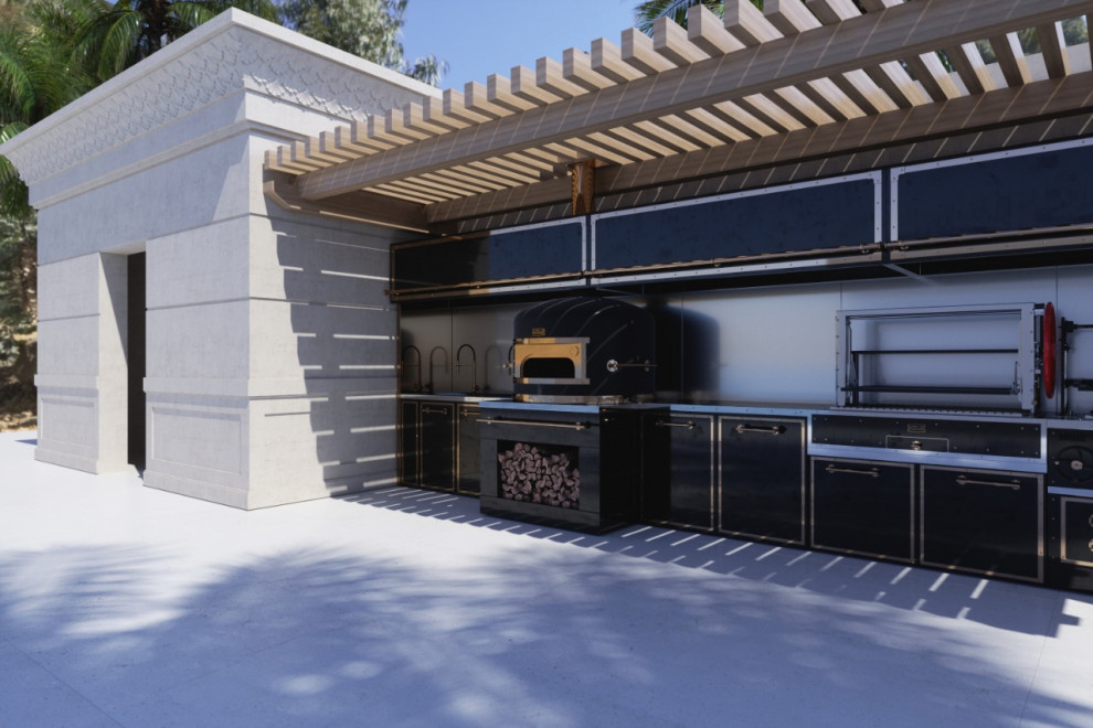 Обложка проекта: Катар. Открытая кухня на берегу Персидского залива.