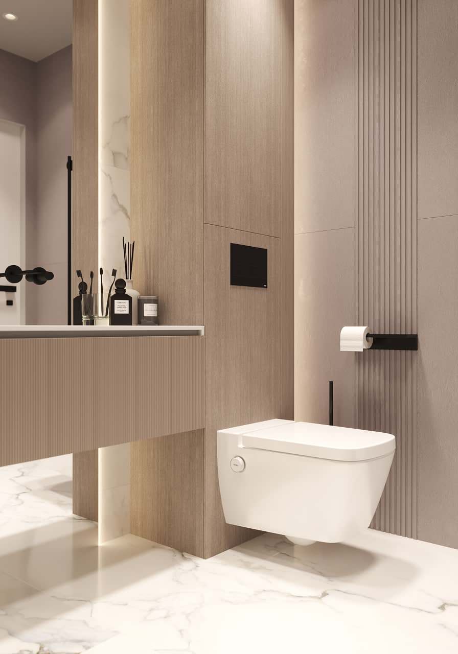 Санузел в терхкомнатной квартире в Москве, м. Войковская