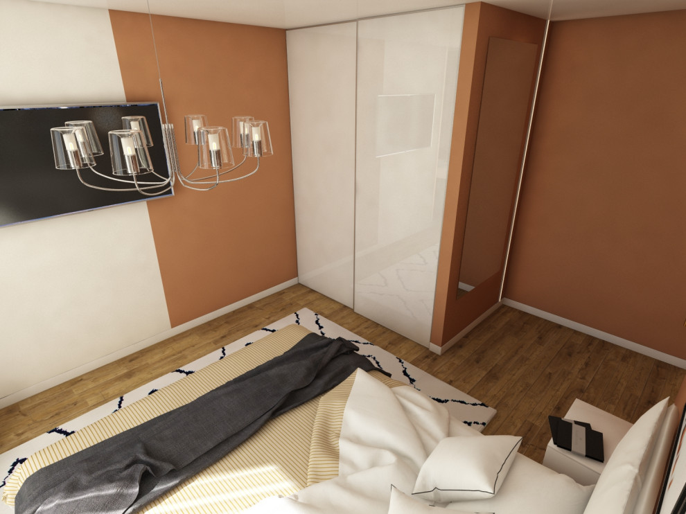 Квартира 60 кв.м. ТЗ от заказчика "Ярко и не ярко))"