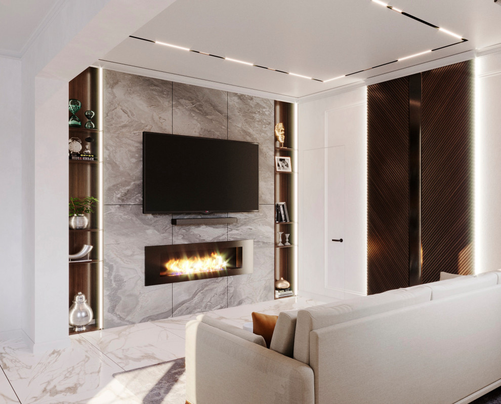 Гостиная в частном доме