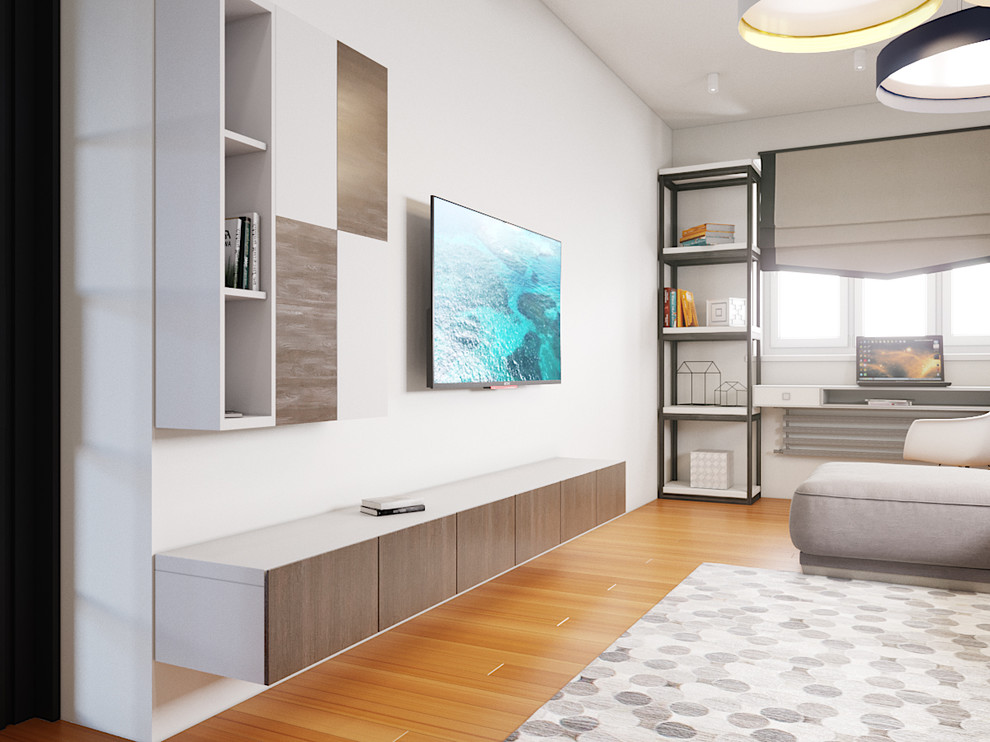 Обложка проекта: Дизайн-проект 3-х комнатной квартиры в современном стиле