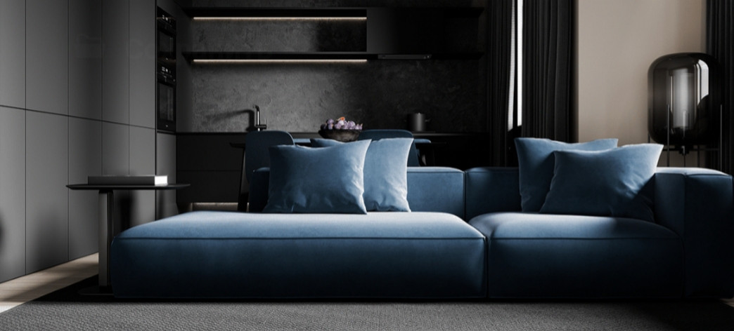 Обложка проекта: Темный интерьер