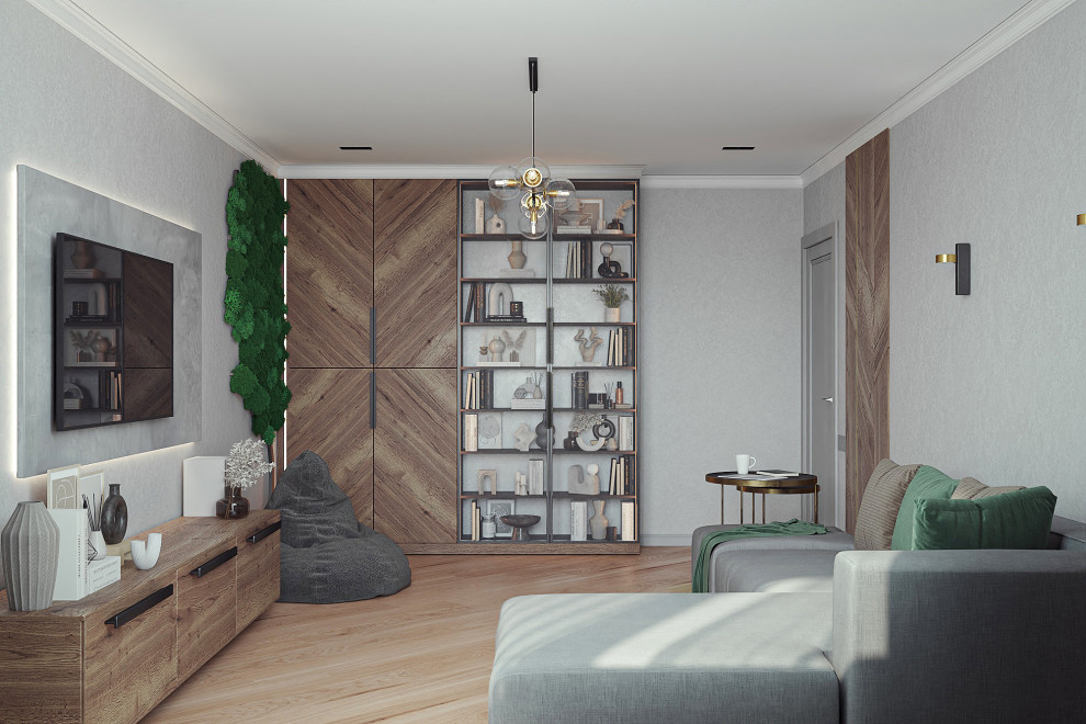 Квартира для одинокого мужчины в стиле лофт