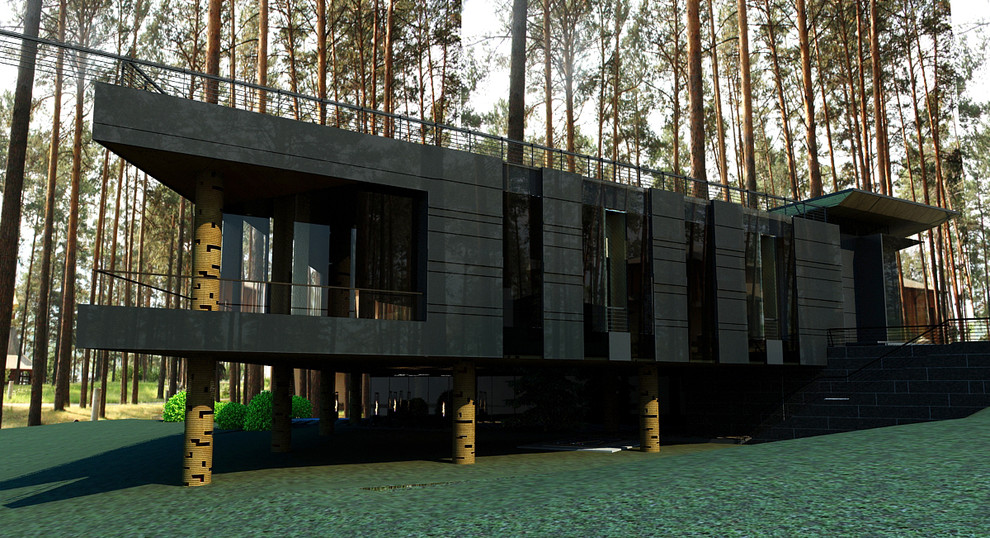 Проект загородного дома 3500м.кв. г.Красноярск