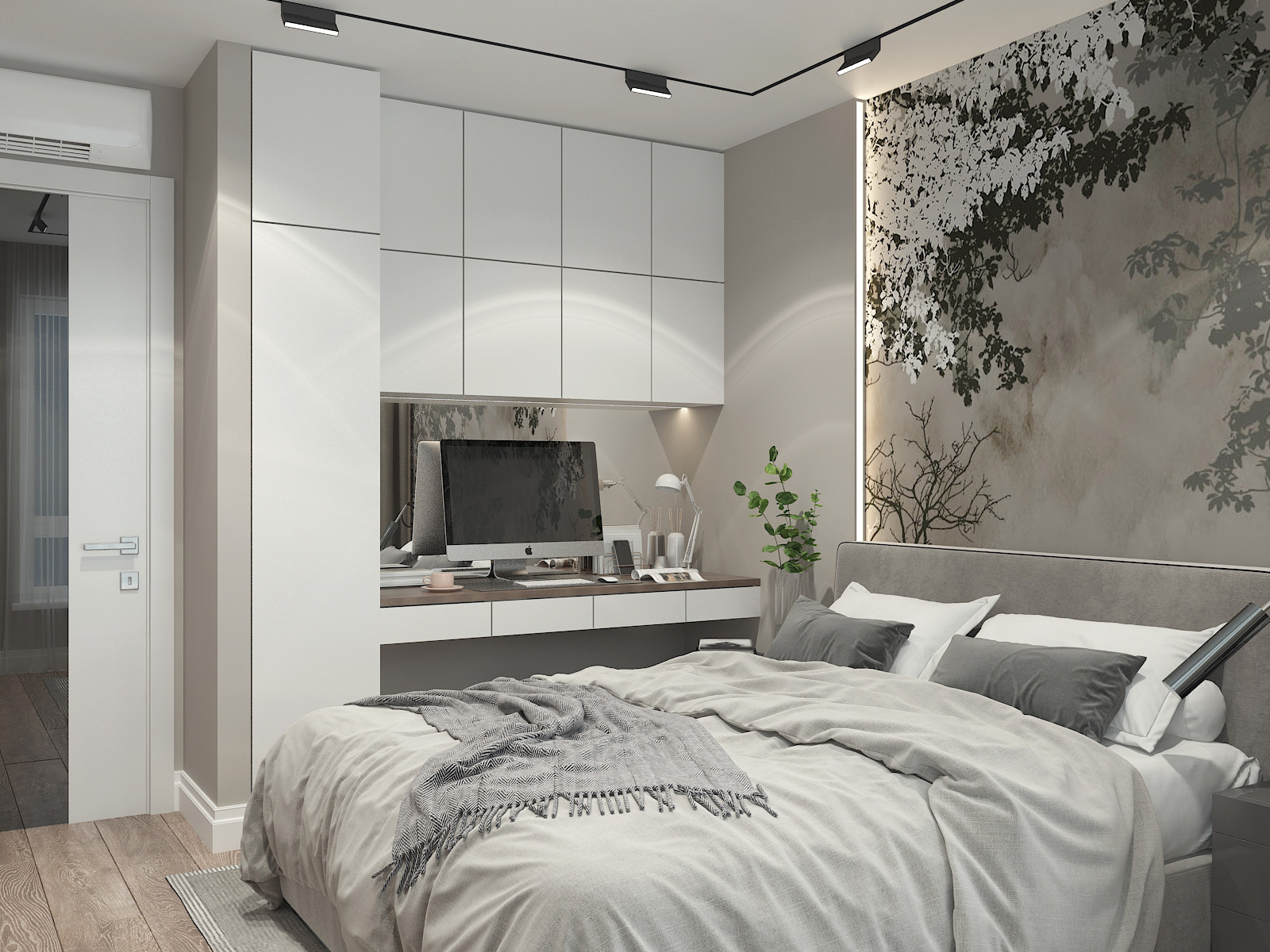 Дизайн-проект однокомнатной квартиры для молодой пары.