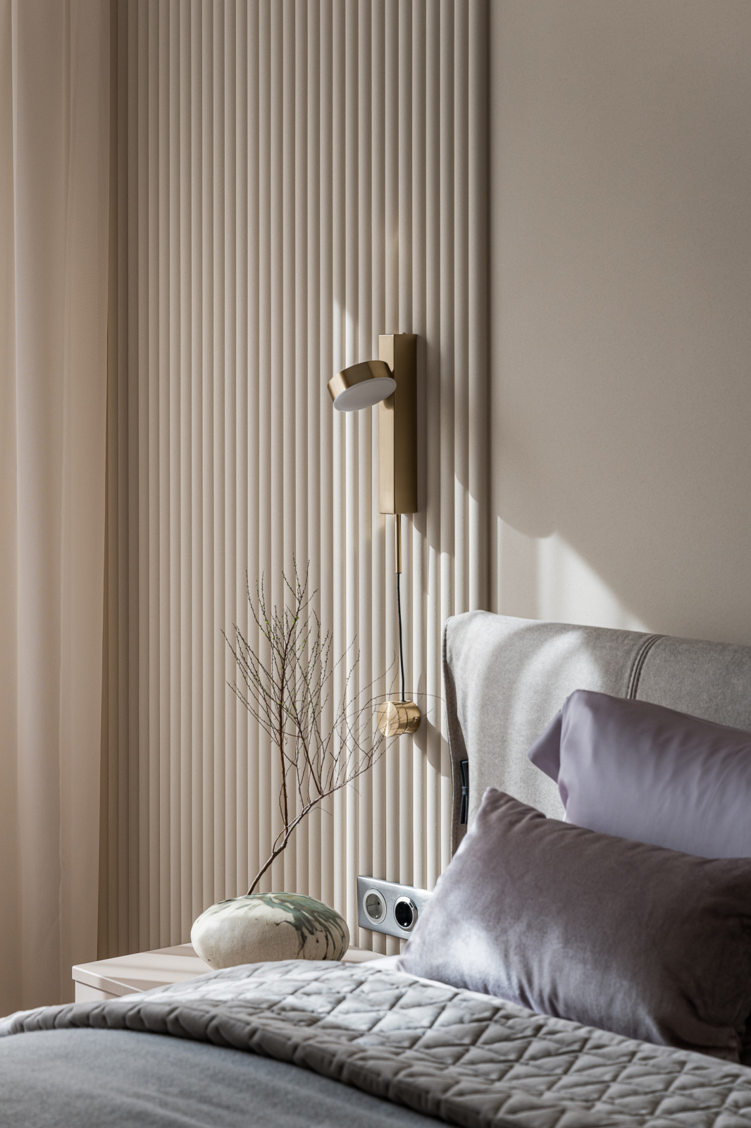 Фото спальни из реализованного проекта