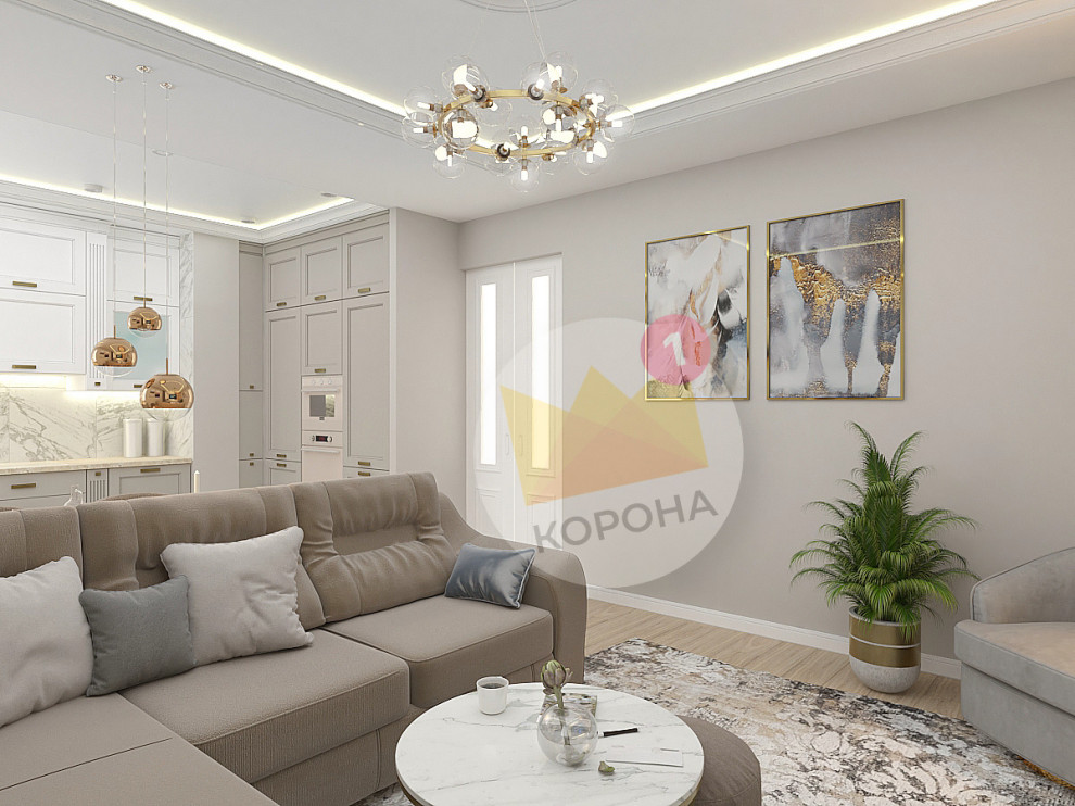 Дизайн-проект квартиры ЖК Солнечный Олимп