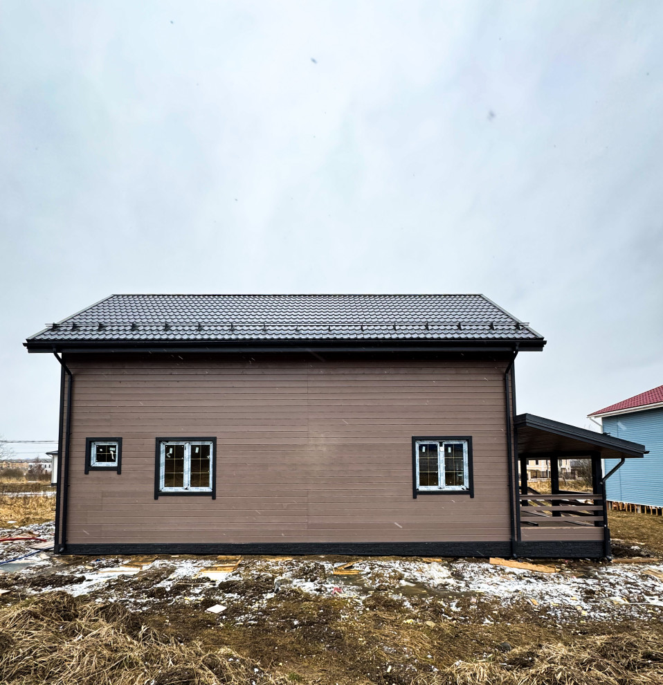 Строительство дома по Каркасной технологии в поселке Низино Ленинградской област