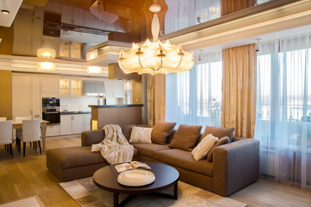 квартира на последнем этаже. гостиная