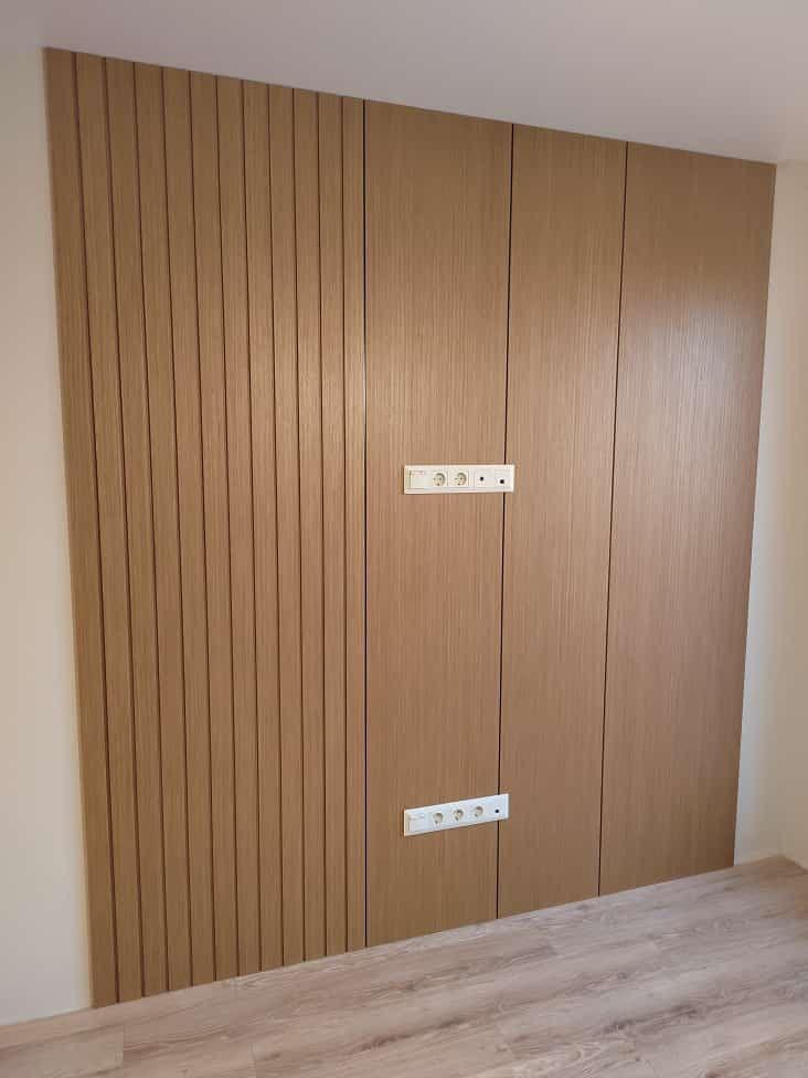 Обложка проекта: Реечные панели в квартире