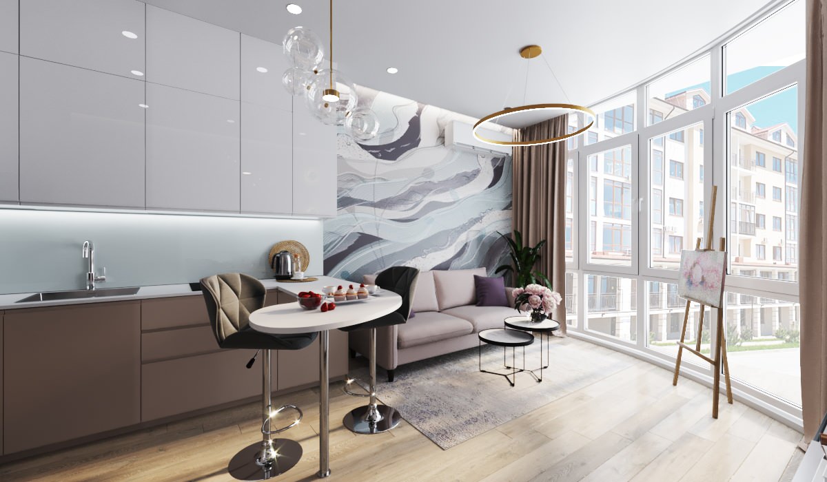 Интерьер квартиры в Геленджике