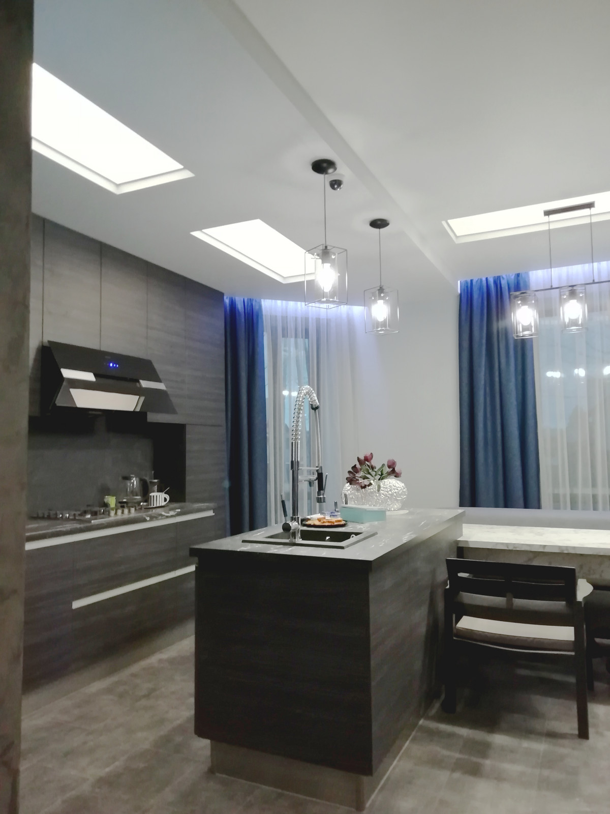 Кухня гостиная .Загородный дом