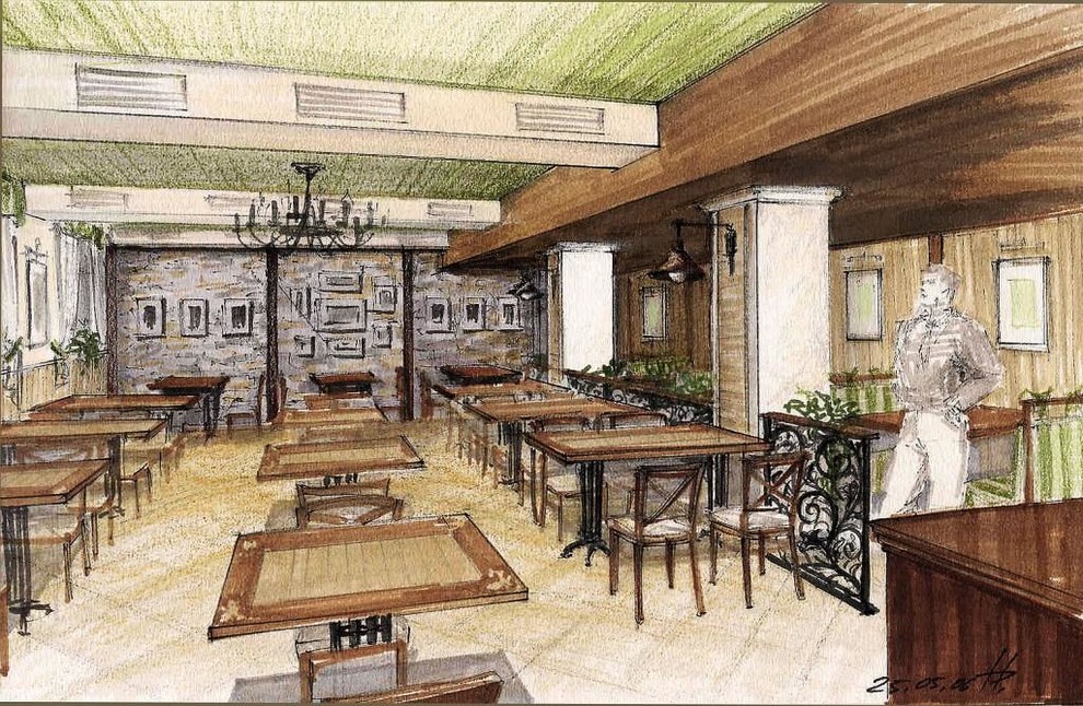 пиццерия "Трефолье", 2006, Москва, Ленинский проспект