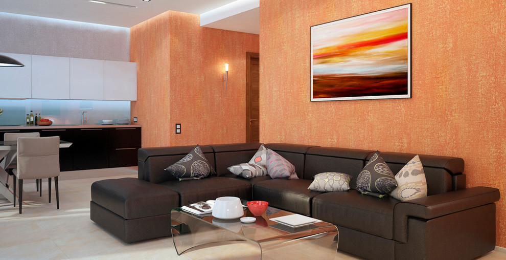 Терракотовая квартира в Берлине