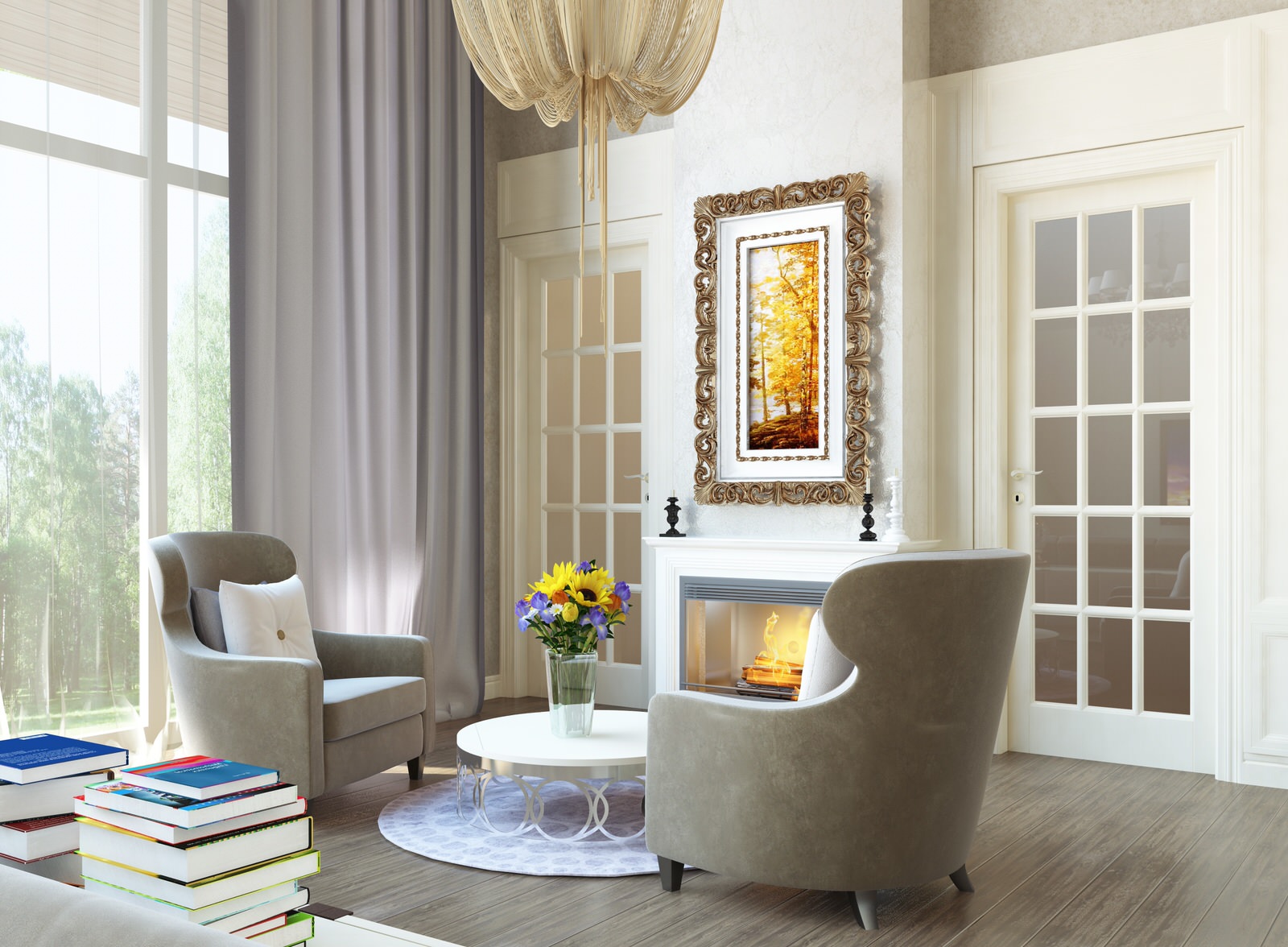 Интерьер загородного дома