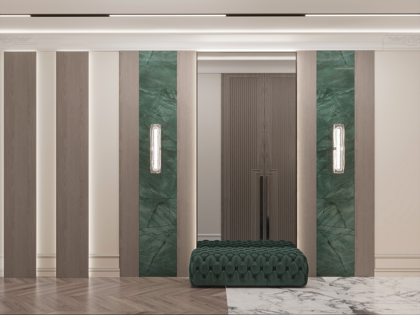 Обложка проекта: Резиденции Галереи Чижова 104м2. гостиная