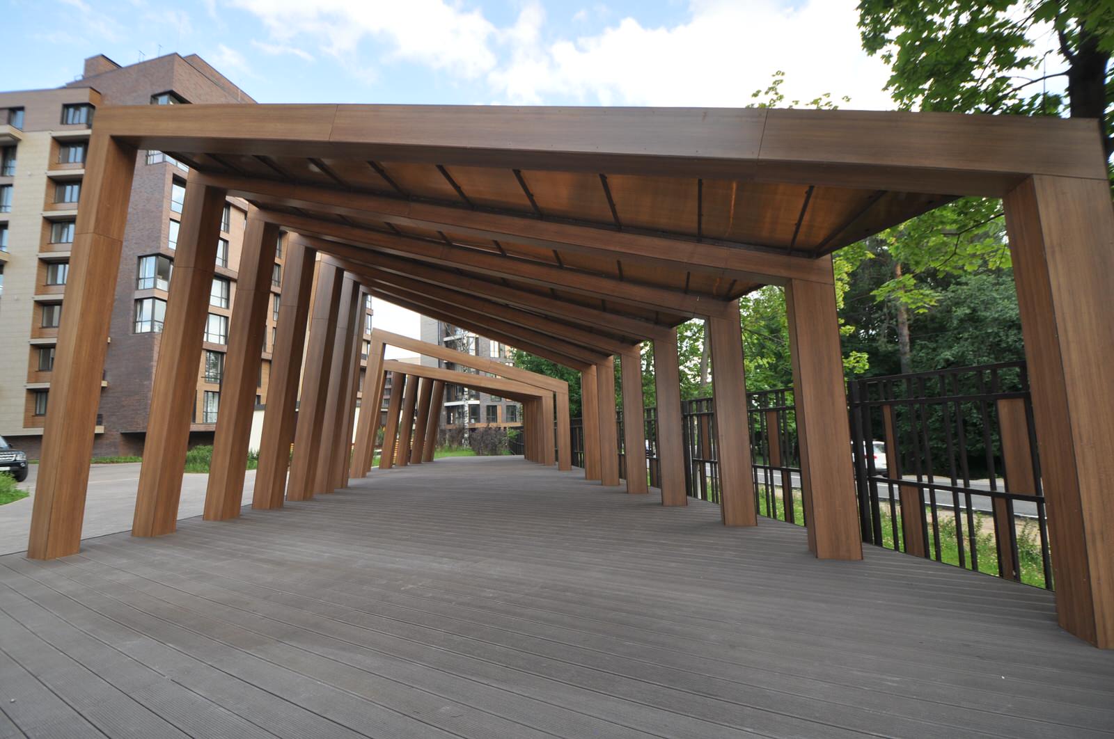 БЕСЕДКА. ЖК ОЛИМПИЙСКАЯ ДЕРЕВНЯ. НОВОГОРСК