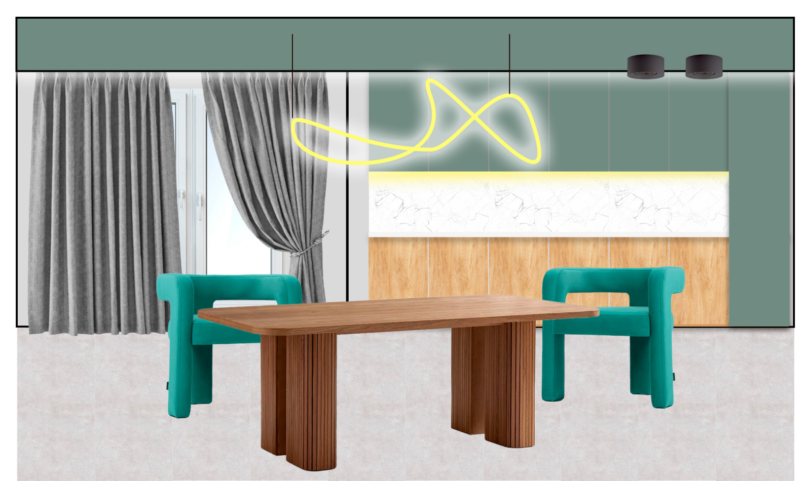 Коллажи для интерьера