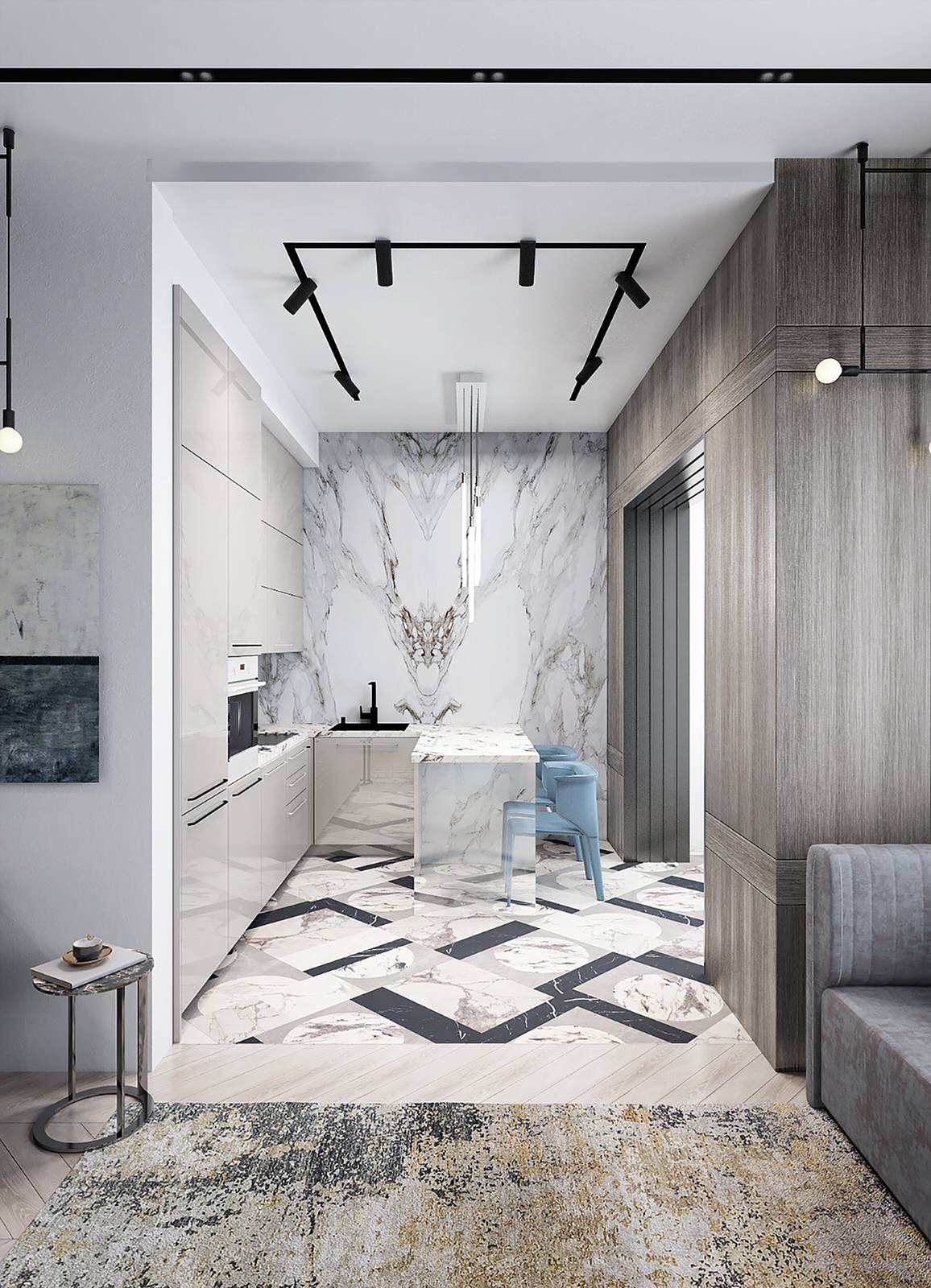 м.Бронная небольшая квартира